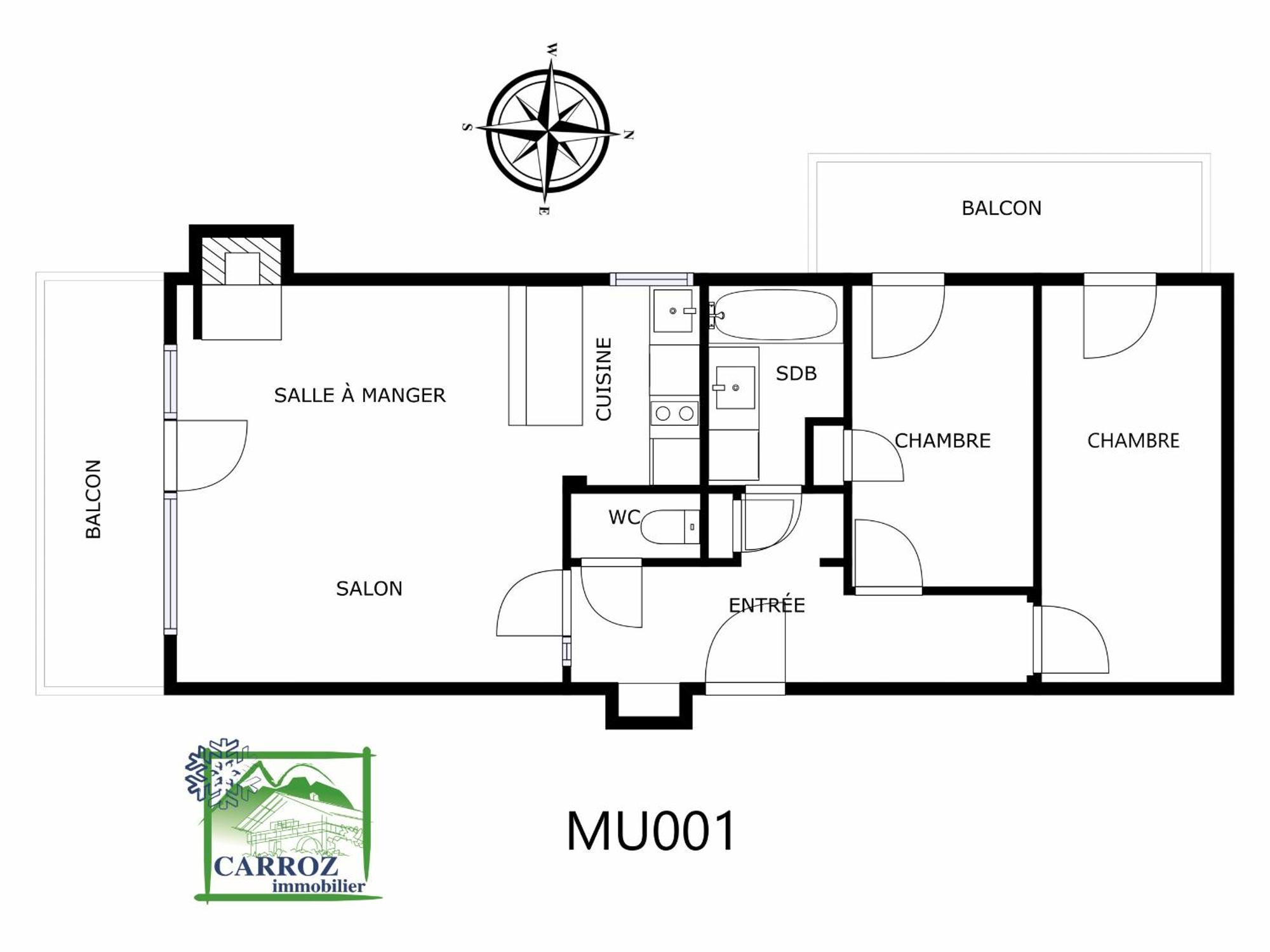3 Pieces 6/8 Pers Proche Centre Carroz Apartment Les Carroz d'Araches Luaran gambar